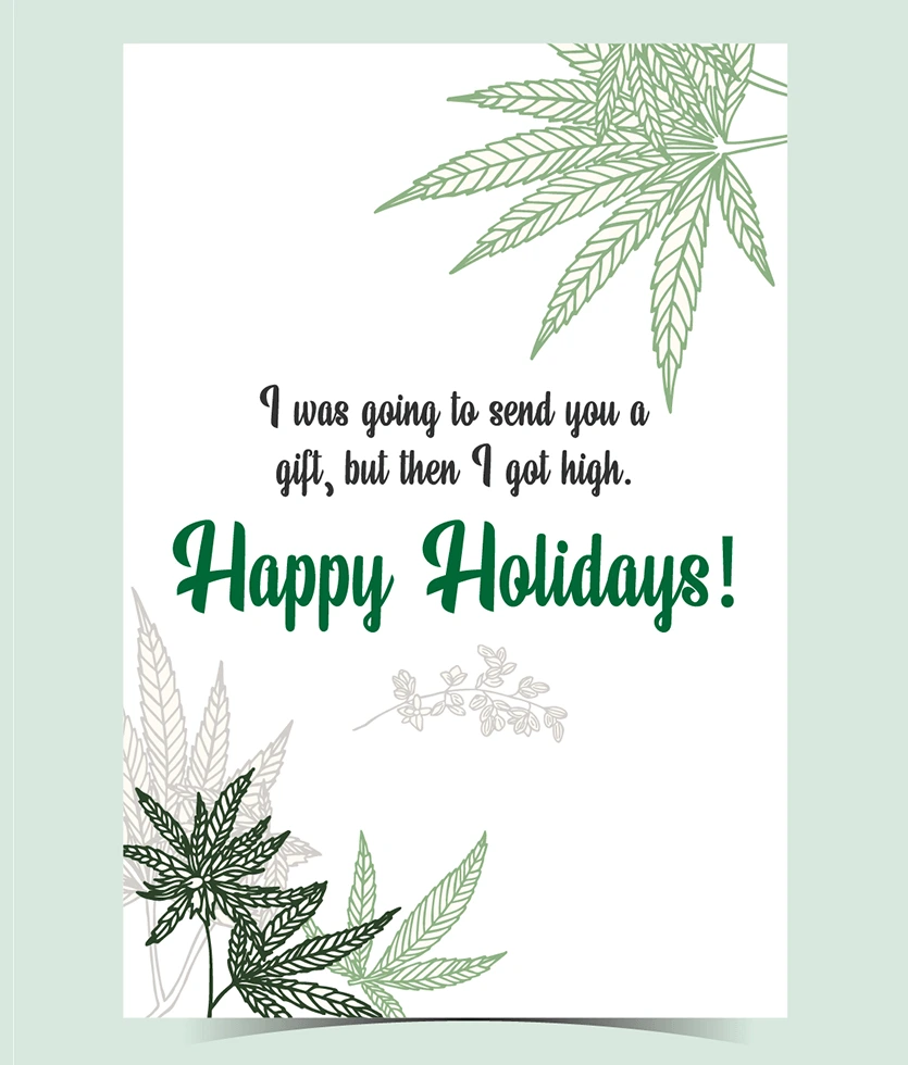 Marijana design with a text happy holidays!