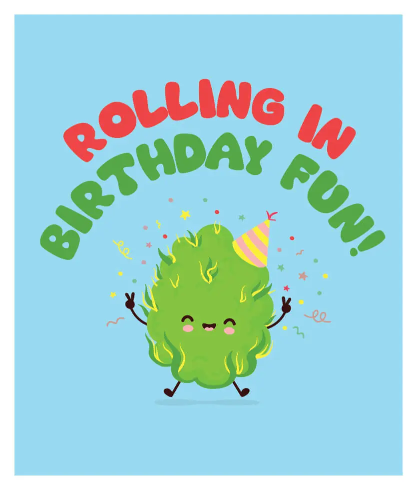 Rolling in birthday fun