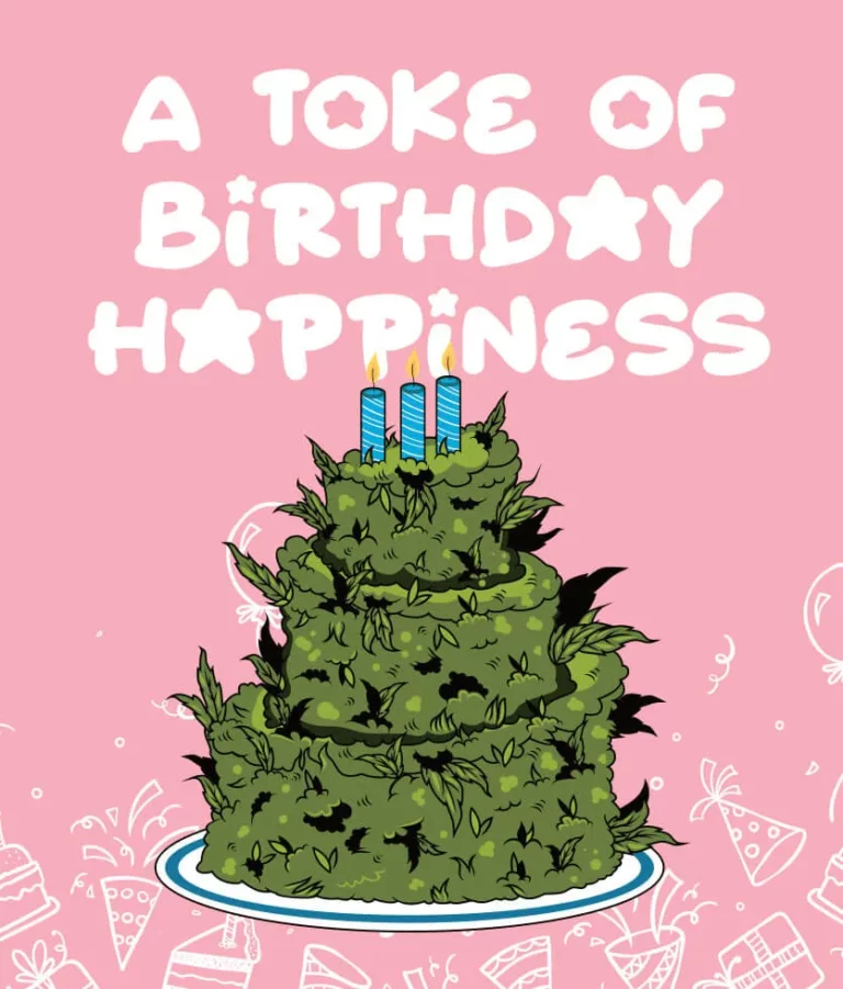 A Toke of Birthday happiness
