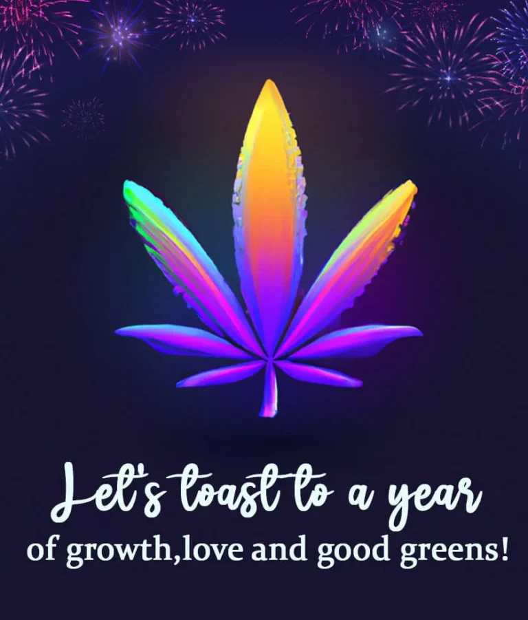 Let’s toast to a year of growth, love and good greens