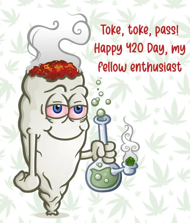 Toke, toke, pass! Happy 420 Day, my fellow enthusiast