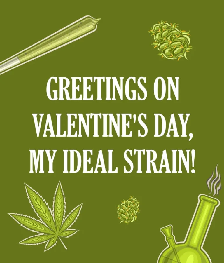 Greetings on Valentine’s Day, my ideal strain!