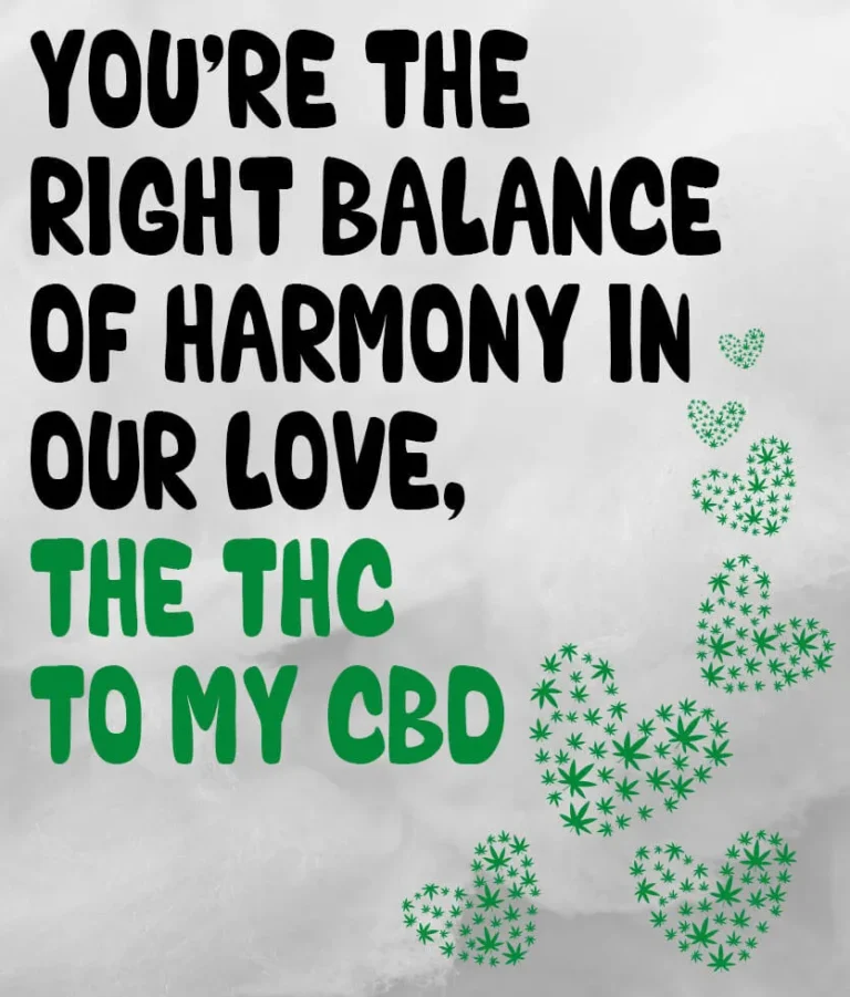 The THC to my CBD